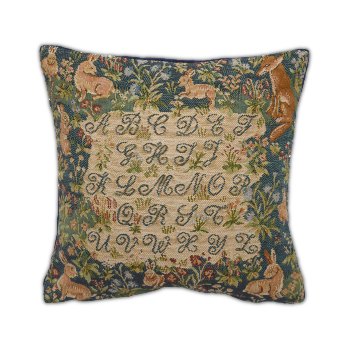 Image of Medieval Animal Sampler Cushion Cover